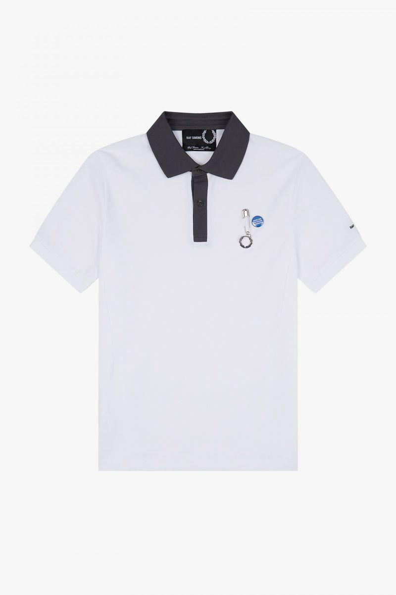 White Fred Perry SM1944 Men's Polo Shirts | PH 1477XYUF